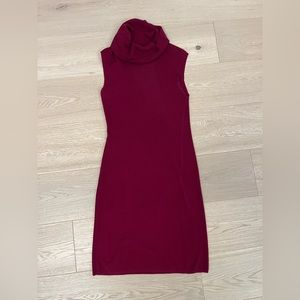 Red Cotton BCBG dress